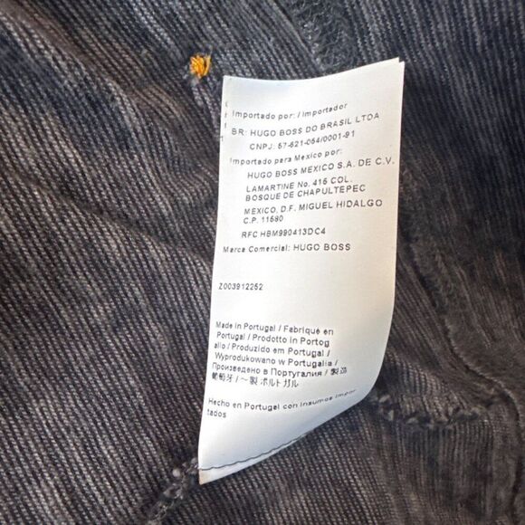 Hugo Boss Orange Mens XL Gray Button-Up Cardigan Sweater Long Sleeve - Picture 5 of 6